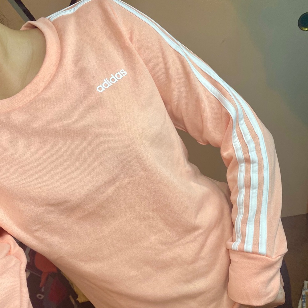 Adidas 3 Stripe Crewneck Sweater